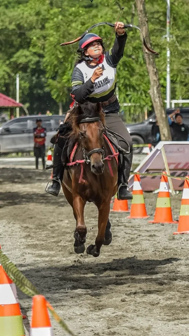 Para Juara Kejuaraan Horseback Archery Piala Ketua Umum PP Pordasi 2025 di Bali
